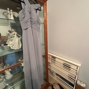 Azazie One Shoulder light blue size A2 Dress